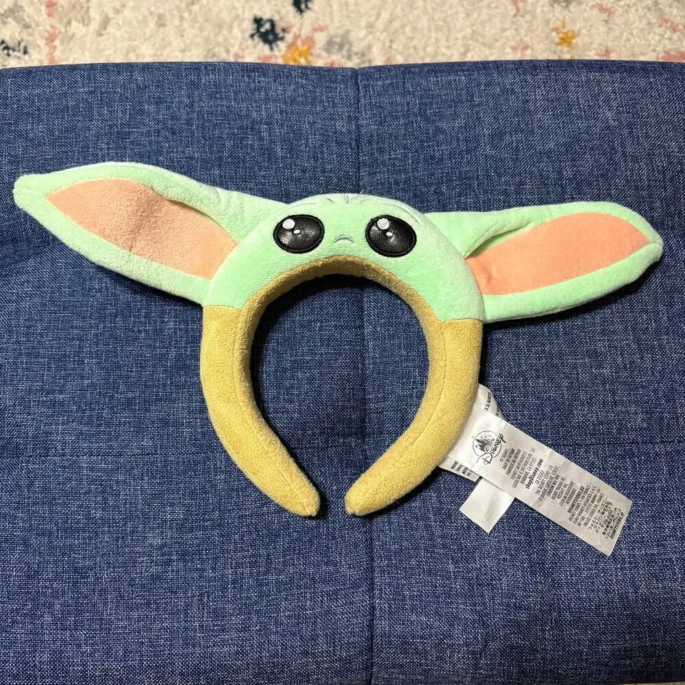 Disney Parks Star Wars “The Child” Baby Yoda Grogu Ear Headband - Picture 1 of 2